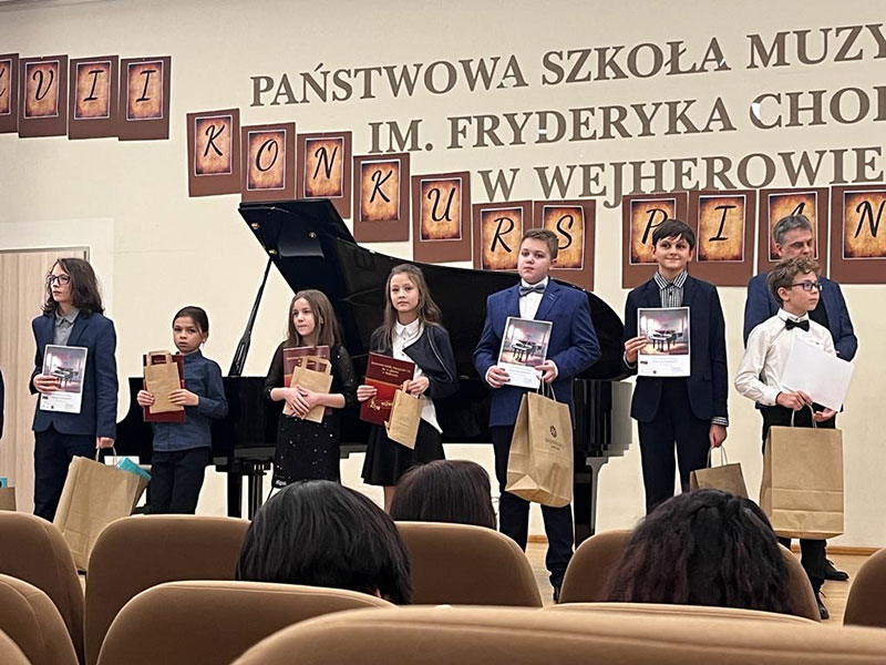Sukcesy naszych uczniów na XVII Konkursie Pianistycznym „Muzyka Krajów Nadbałtyckich” w Wejherowie