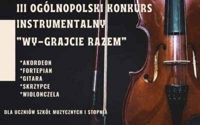 Sukcesy w III Ogólnopolskim Konkursie Instrumentalnym