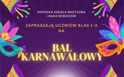 Zapraszamy na bal karnawałowy