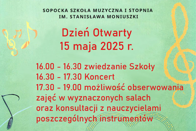 Zapraszamy na Dzień Otwarty Szkoły