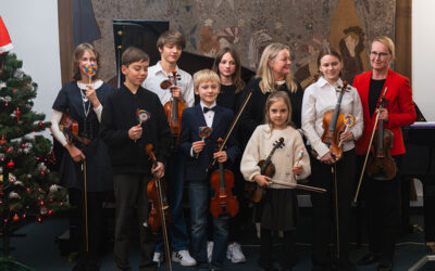 Koncert klasy skrzypiec uczniów p. Izabeli Fortuny