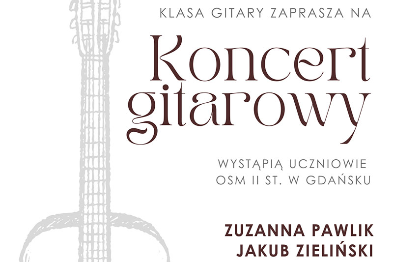 Zapraszamy na wieczór gitarowy