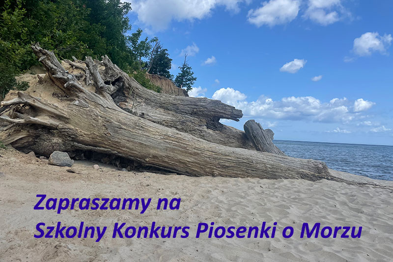 Zapraszamy do udziału w Szkolnym Konkursie Piosenki o Morzu