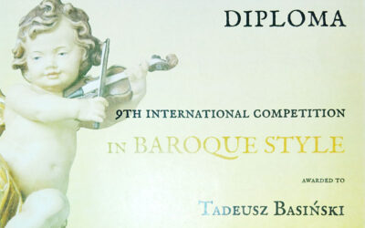 Tadzio laureatem Konkursu „W barokowym stylu”