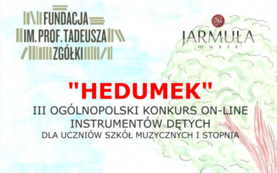 Laureatki konkursu Hedumek z klasy fletu