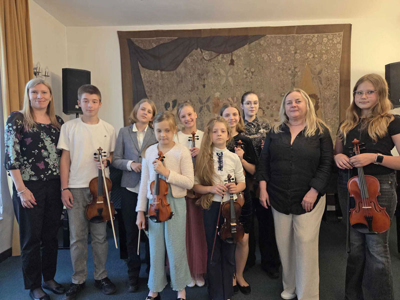 Koncert klasy skrzypiec Pani Angeliny Jagodzińskiej